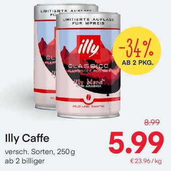 MPreis Illy Caffe 250g Angebot
