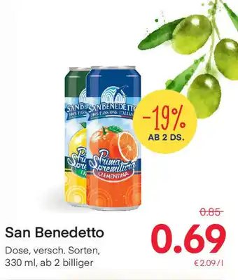 MPreis San Benedetto 330ml Angebot
