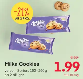 MPreis Milka Cookies 150-260g Angebot