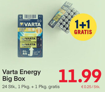 MPreis Varta Energy Big Box Angebot