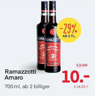 MPreis Ramazzotti Amaro 700ml Angebot