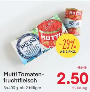 MPreis Mutti Tomaten-Fruchtfleisch 3x400g Angebot