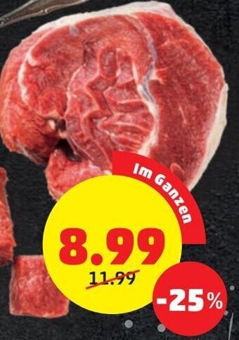 PENNY Rindsgulaschfleisch pro Kilo Angebot