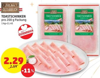 PENNY Toastschinken 200 g Angebot