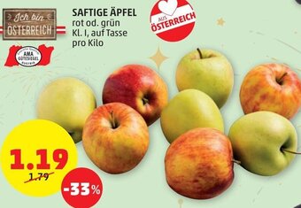 PENNY Saftige Äpfel pro kilo Angebot