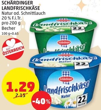 PENNY Schärdinger Landfrischkäse 200 g Angebot