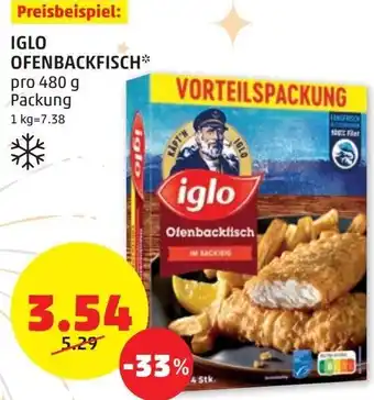 PENNY Iglo Ofenbackfisch 480 g Angebot