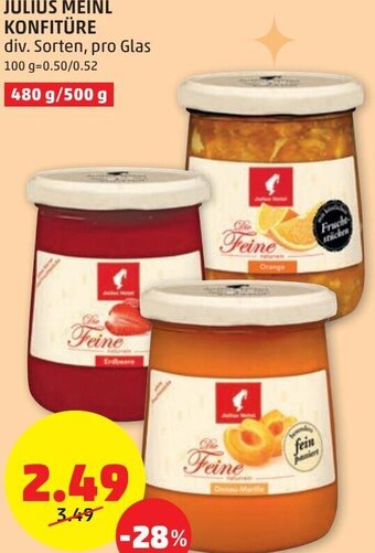 PENNY Julius Meinl Konfitüre 480 g/ 500 g Angebot