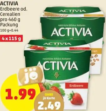PENNY Activia 460 g Angebot