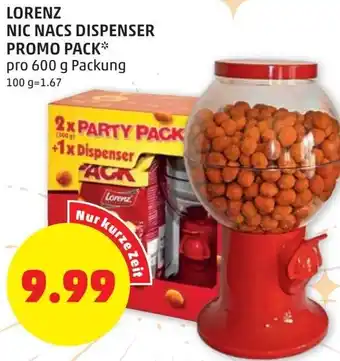 PENNY Lorenz Nic Nacs Dispenser Promo Pack 600 g Angebot
