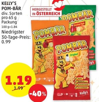 PENNY Kelly's Pom-Bär 65 g Angebot