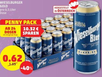 PENNY Wieselburger Gold 0,5 Liter Angebot