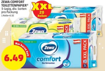 PENNY Zewa Comfort Toilettenpapier Angebot