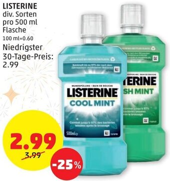 PENNY Listerine 500 ml Angebot