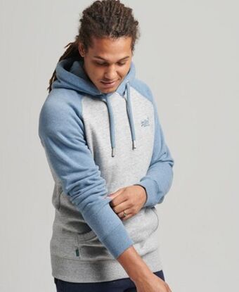 Superdry Organic cotton vintage logo baseball hoodie Angebot