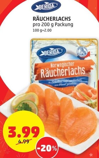PENNY Berida Räucherlachs 200 g Angebot