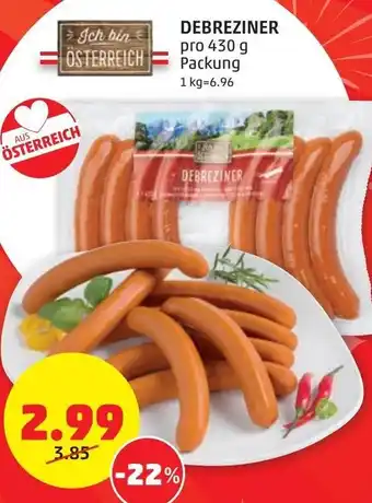 PENNY Debreziner 430 g Angebot