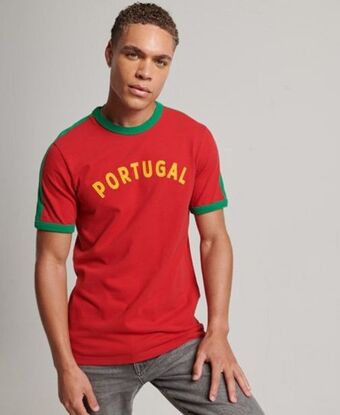 Superdry Ringspun football portugal matchday t-shirt Angebot