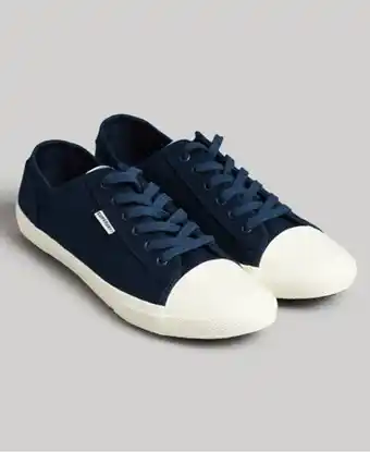 Superdry Vegan canvas casual trainers Angebot