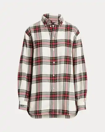 Ralph Lauren Kariertes hemd aus baumwolltwill Angebot