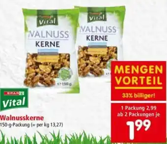 Interspar Vital Walnusskerne 150g Angebot