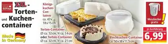 Norma Casa Royale Torten Kuchen Container Angebot