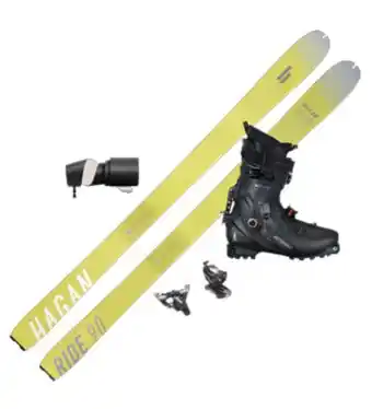Hervis Ride 90 + speed turn + skin ride 90 + backland expert Angebot