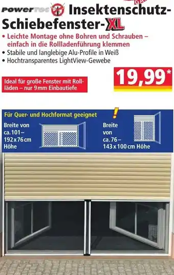 Norma Power Insektenschutz-Schiebefenster-XL Angebot