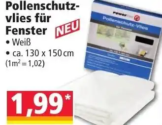 Norma Pollenschutz-Vlies Für Fenster Angebot