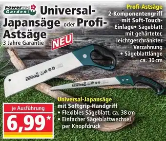 Norma Power Garden Universal-Japansäge Oder Profi-Astsäge Angebot