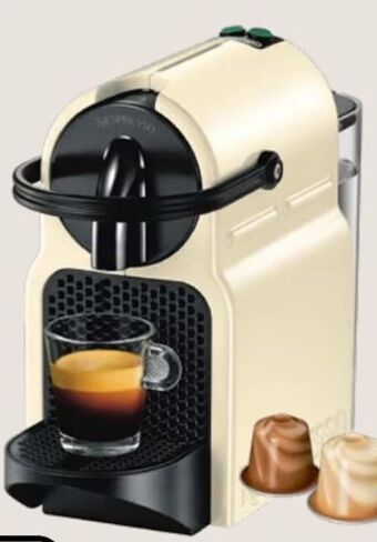 Red Zac Nespresso kaffeemaschine en 80.cw inissia vanilla cream Angebot