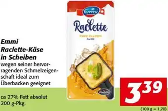 Nah&Frisch Emmi Raclette-Käse in Scheiben 200 g Angebot