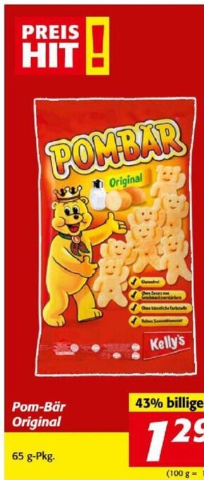 Nah&Frisch Pom-Bär Original 65g Angebot