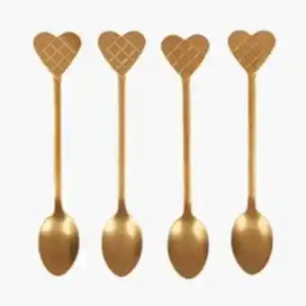 JYSK Teelu00f6ffel serafinit gold 4stk/pck Angebot