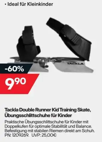 XXL Sports Tackla Double Runner Kid Training Skate, Übungsschlittschuhe für Kinder Angebot