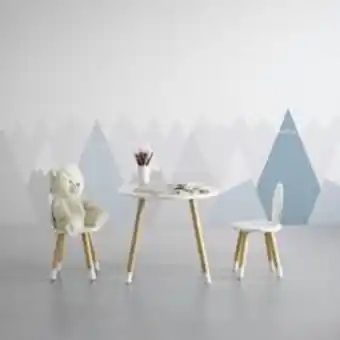 Mömax Kindertisch holz, "leni" , ø ca. 55,9 cm, teilmassiv Angebot