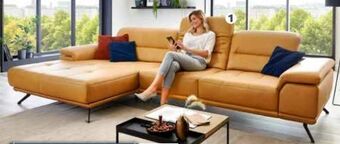 Polstermöbel Fischer Ecksofa leder Angebot