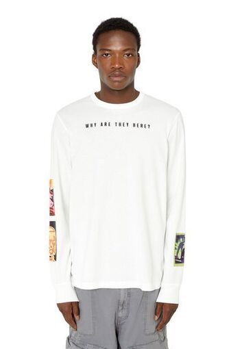 Diesel T-shirt mit stickerei vorn Angebot