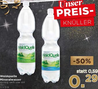 Unimarkt Waldquelle Mineralwasser 1,5 L Angebot