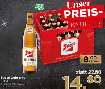 Unimarkt Stiegl Goldbräu Kiste 20 x 0,5 L Angebot