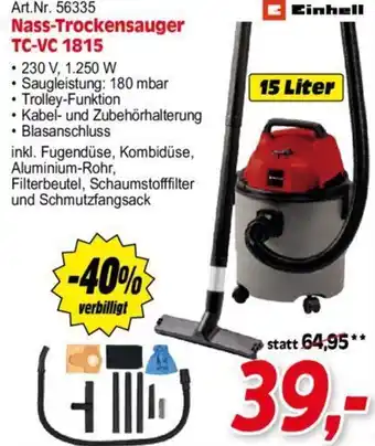 Zgonc Einhell Nass-Trockensauger TC-VC 1815 Angebot