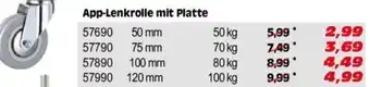 Zgonc App-Lenkrolle mit Platte 100 kg Angebot