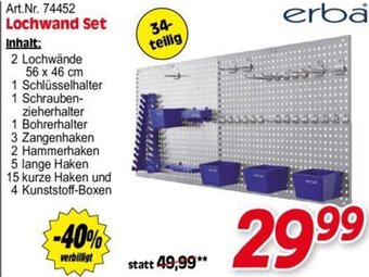 Zgonc erba Lochwand Set Angebot