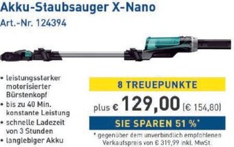 Metro Tefal Akku-Staubsauger X-Nano Angebot