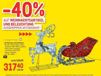 Metro Tarrington House z.B. Rentier mit Schlitten Angebot