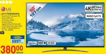 Metro LG LED TV 50NANO816PA Angebot