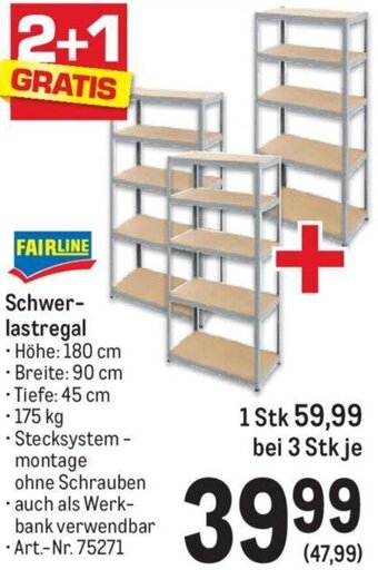 Metro Schwerlastregal Angebot