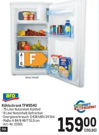 Metro aro Kühlschrank TFW8540 Angebot