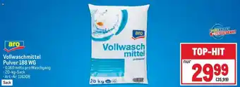 Metro aro Vollwaschmittel Pulver 188 WG Angebot
