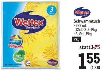 Metro Wettex Schwammtuch Angebot